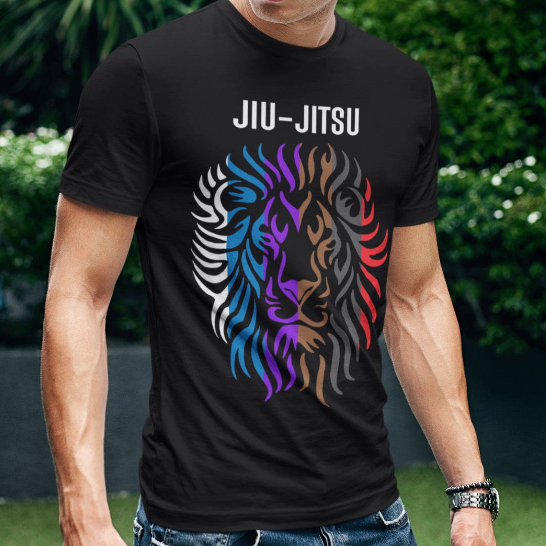 Camiseta Jiujitsu Leão tribal
