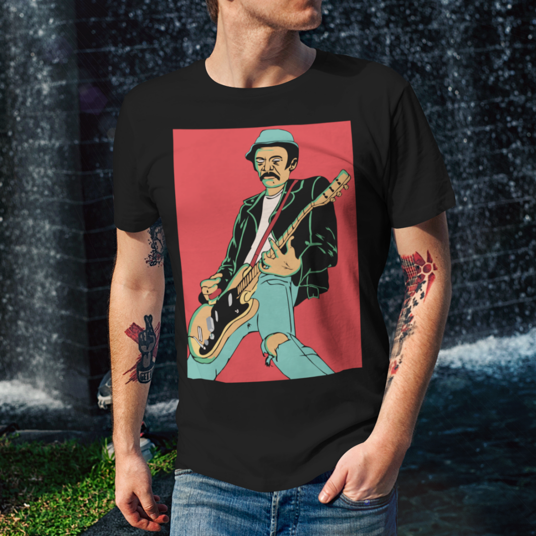 Camiseta Madruga Guitarrista