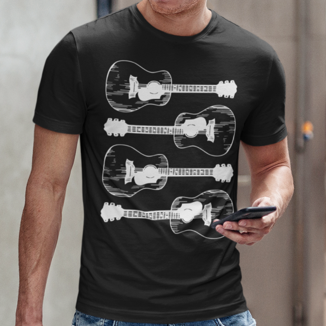 Camiseta violão