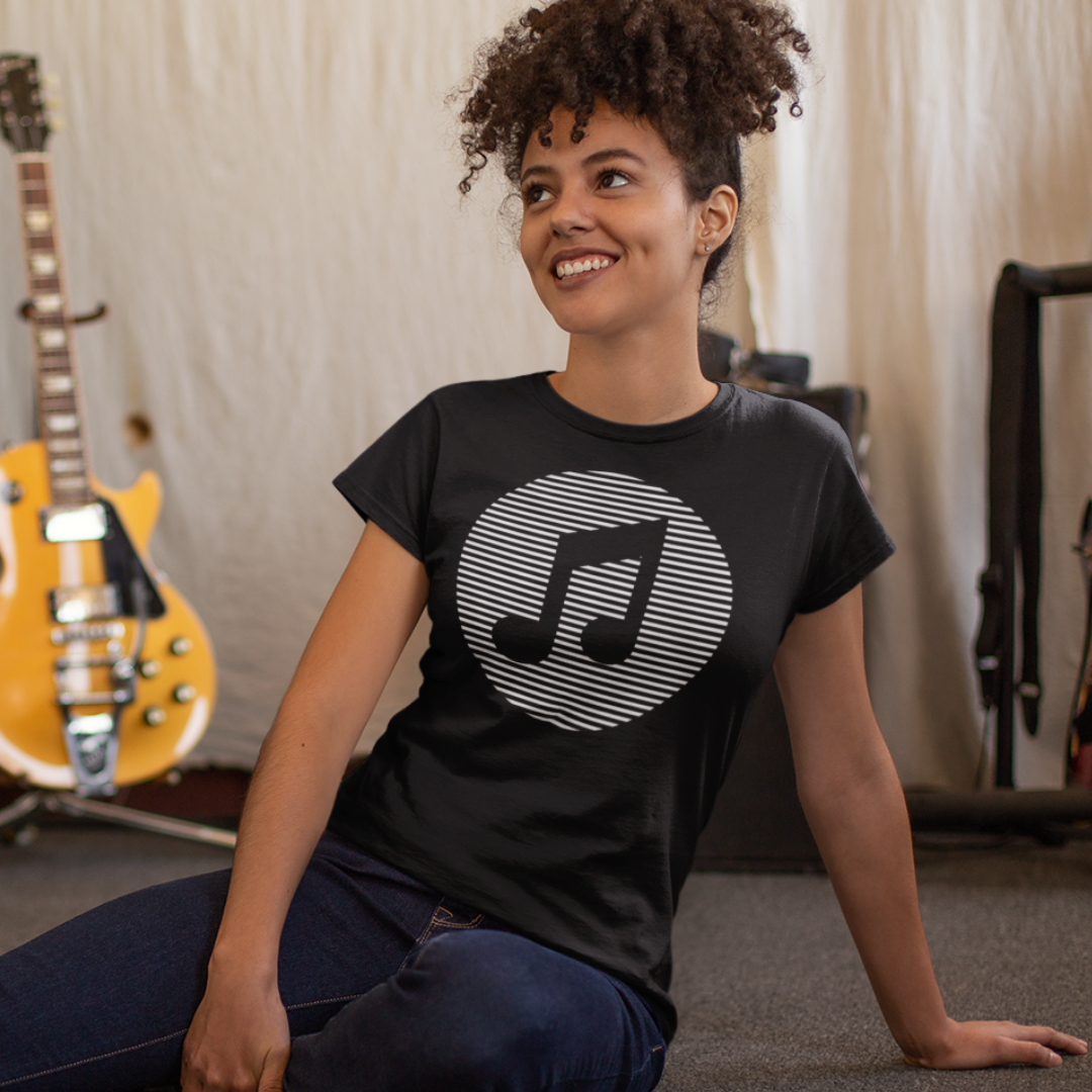 Baby Look Feminina Nota Musical