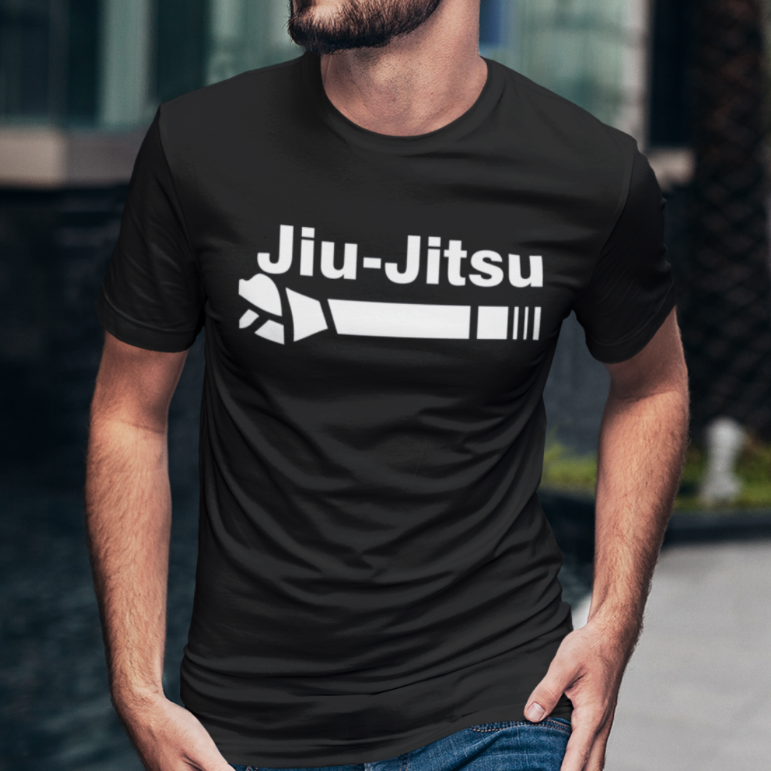 Nome do produto: Camiseta Jiu-jitsu Faixa Branca