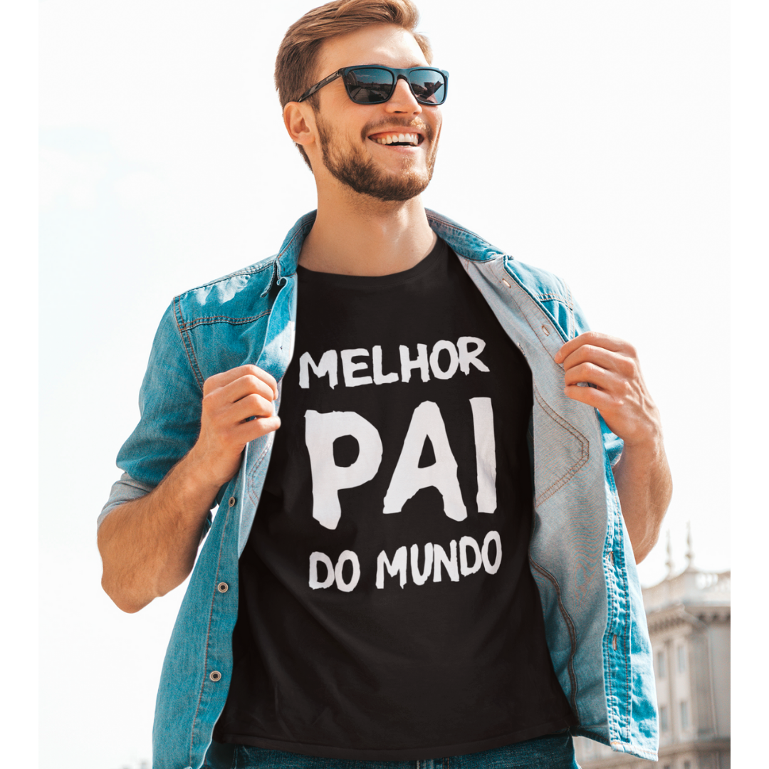 T-shirt Melhor Pai do Mundo