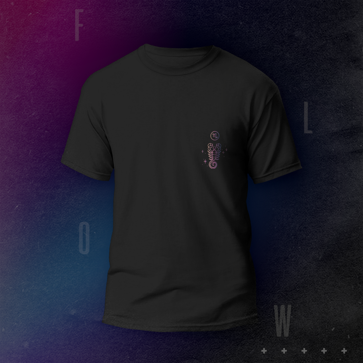 Nome do produto  CAMISETA FLOW | ESCORPIÃO