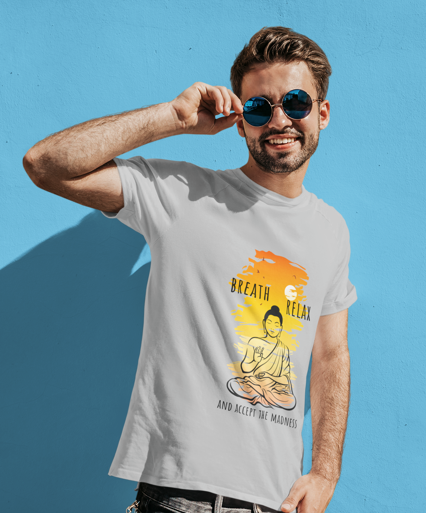 Nome do produto  BREATH RELAX AND ACCEPT THE MADNESS