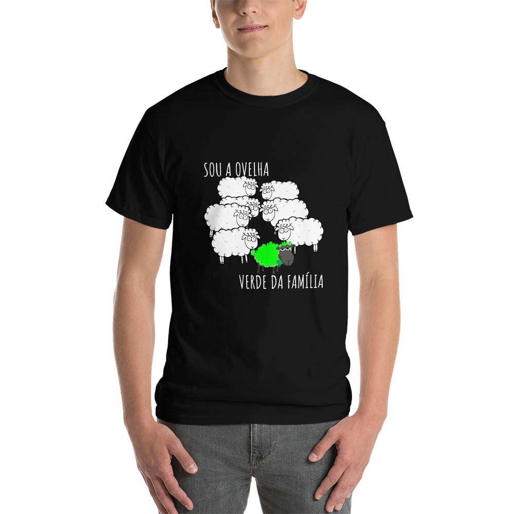 Nome do produto  SOU A OVELHA VERDE DA FAMÍLIA VEG