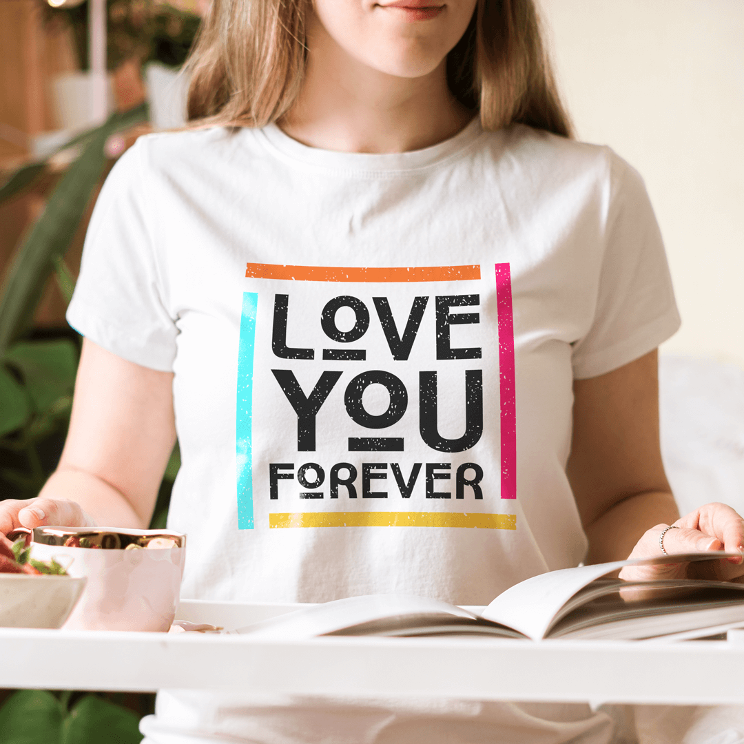 Nome do produto  CAMISETA PRIME BABYLOOK LOVE YOU FOREVER