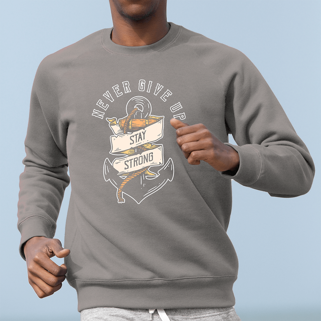 Nome do produto  MOLETON NEVER GIVE UP