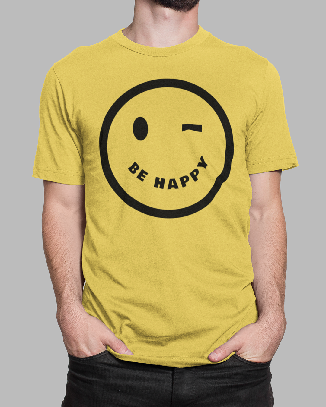 Nome do produto  Camisetas Smile Be Happy