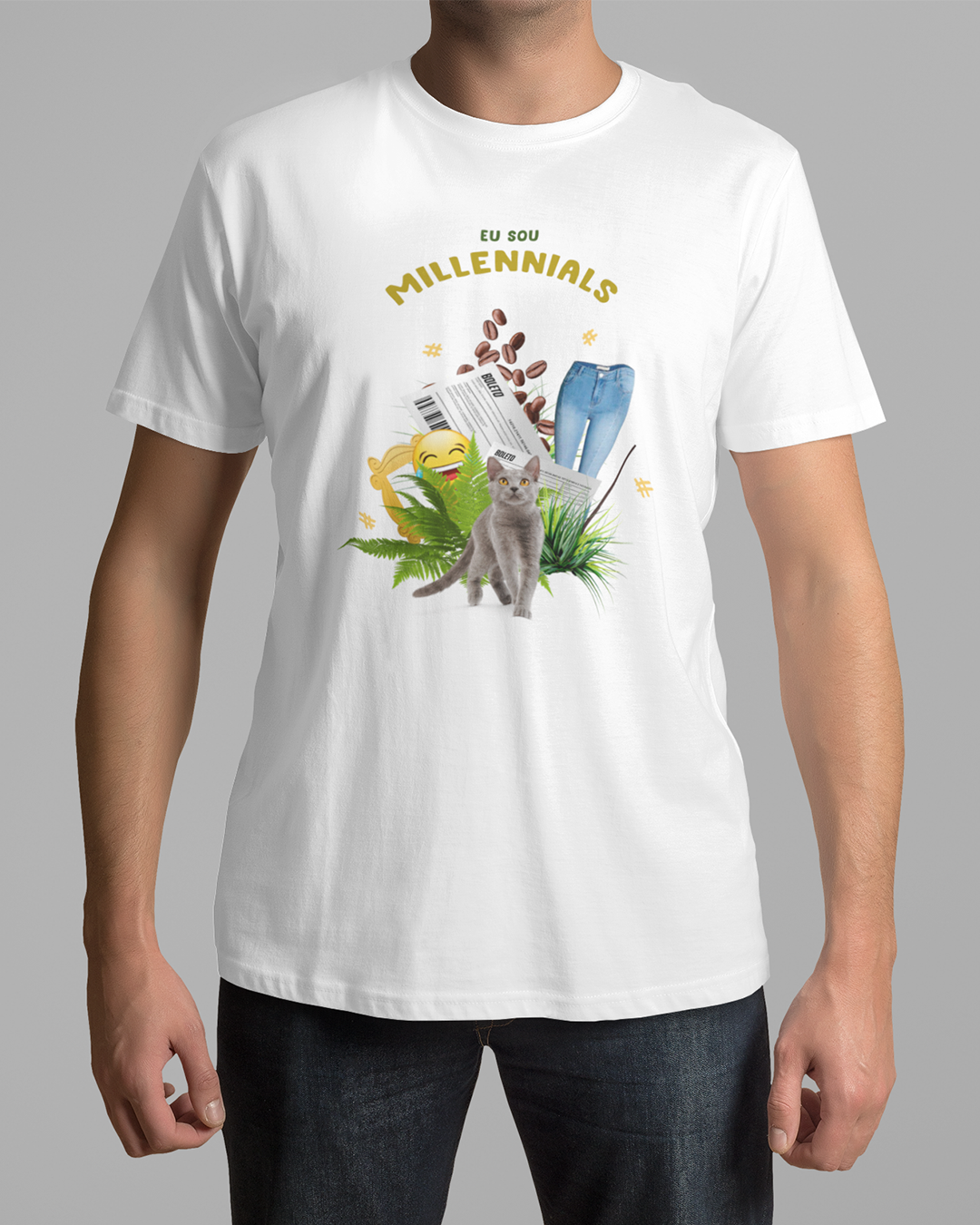 Nome do produto  Camiseta Millennials