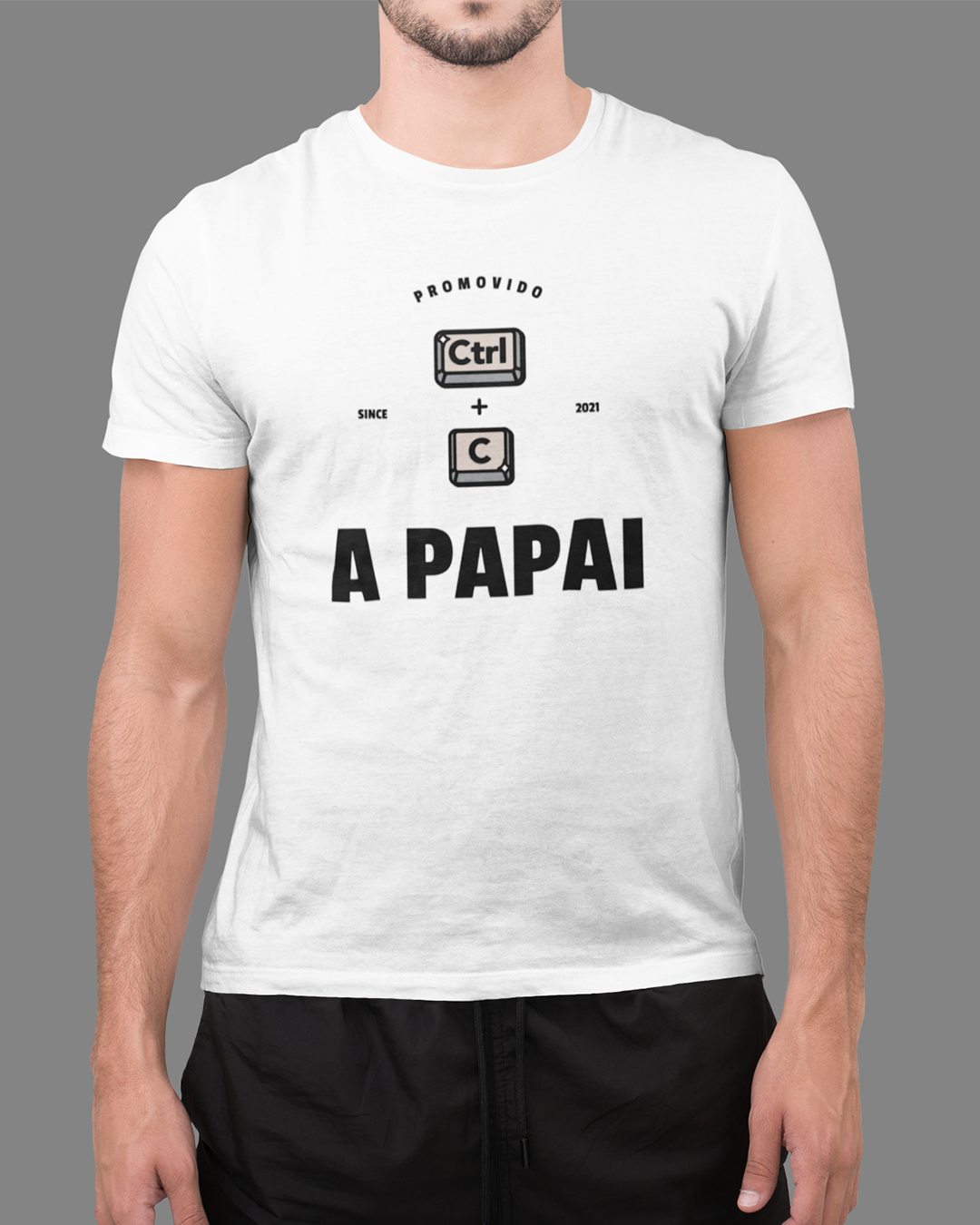 Nome do produto  Camiseta Promovido a Papai
