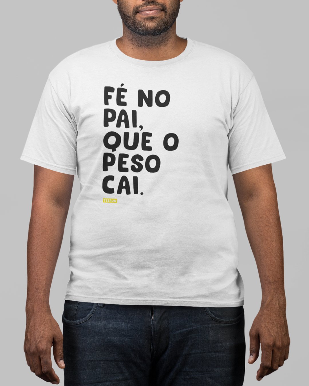 Nome do produto  Camiseta Fé no Pai
