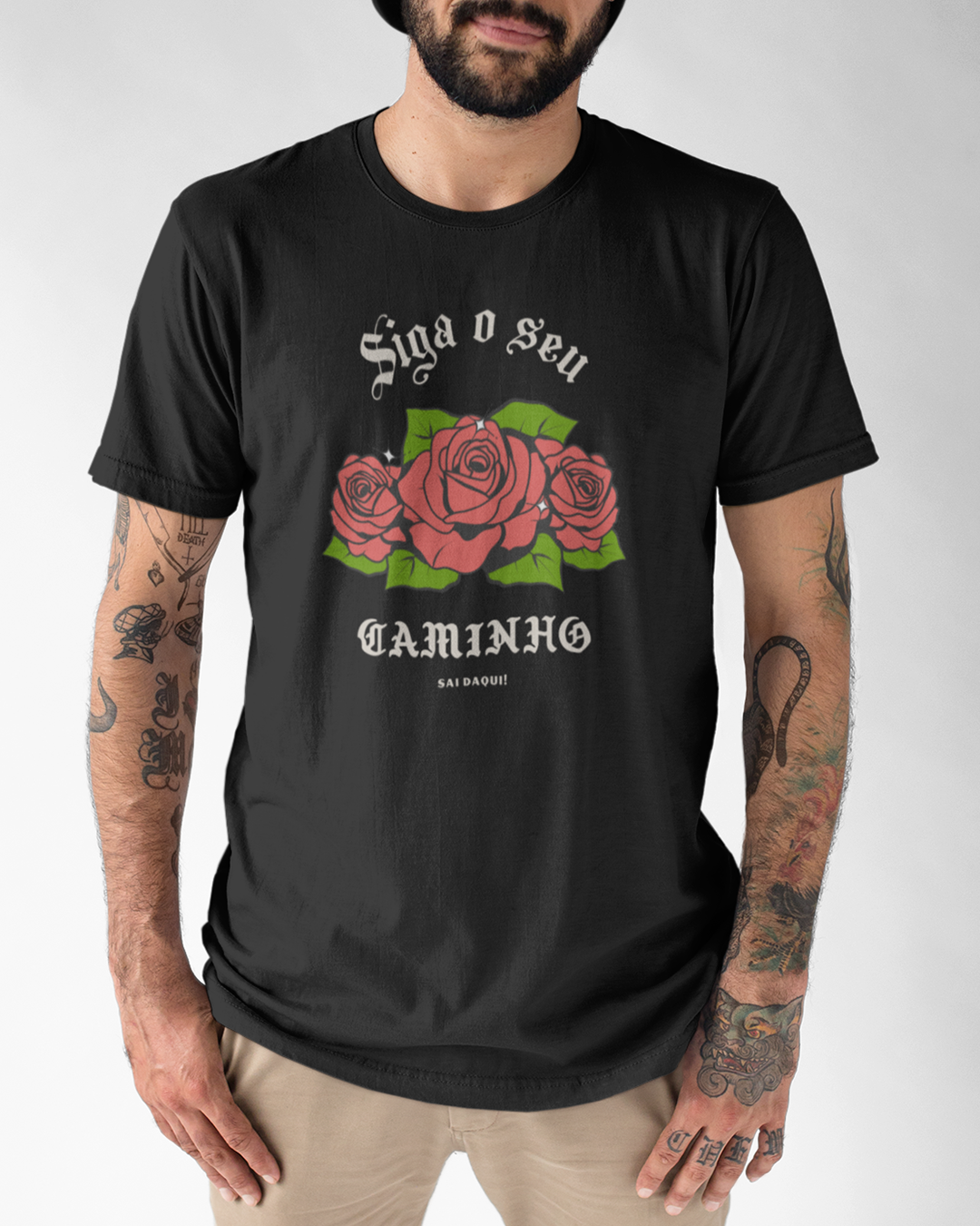 Nome do produto  Camiseta Siga Seu Caminho