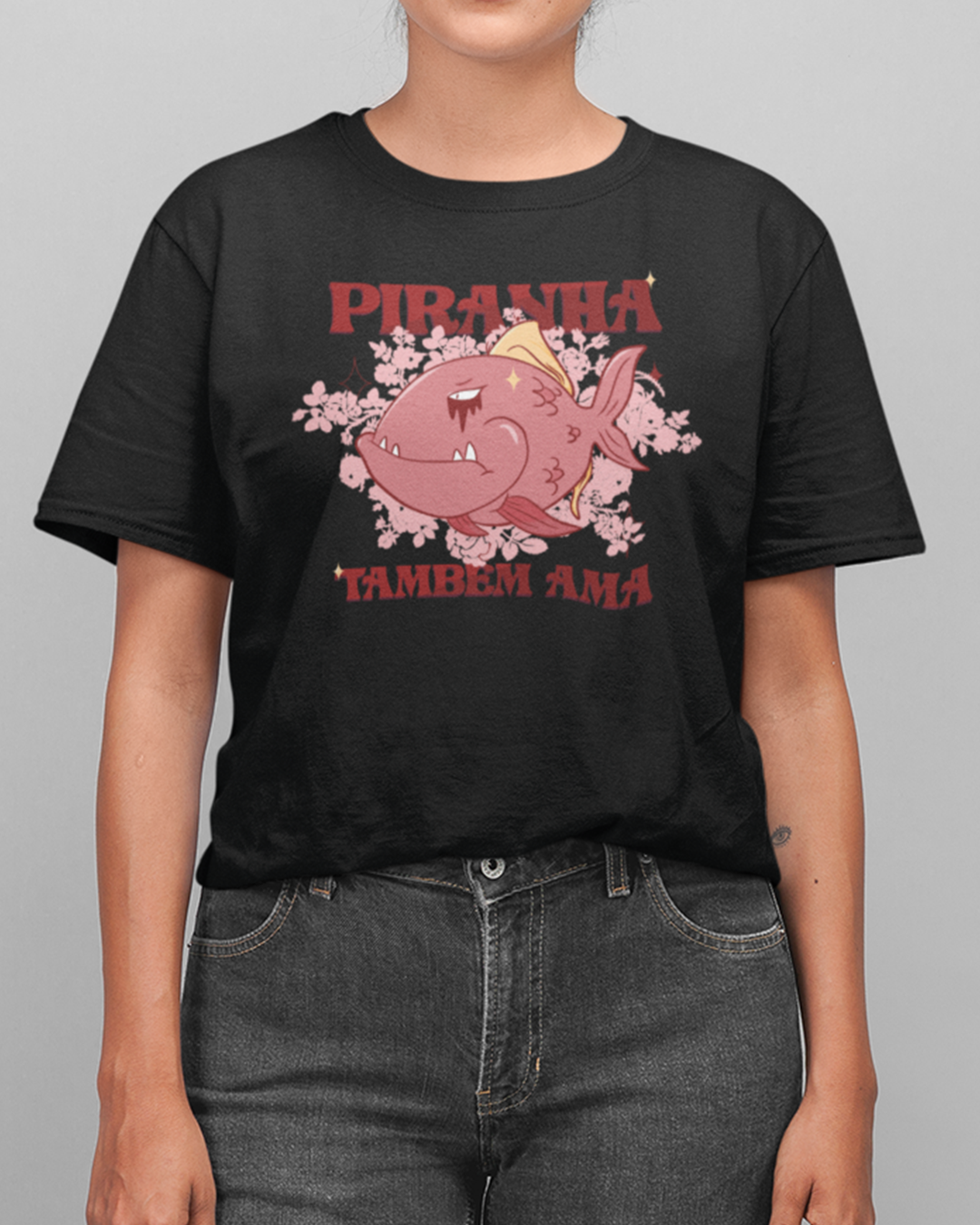 Nome do produto  Camiseta Piranha Também Ama