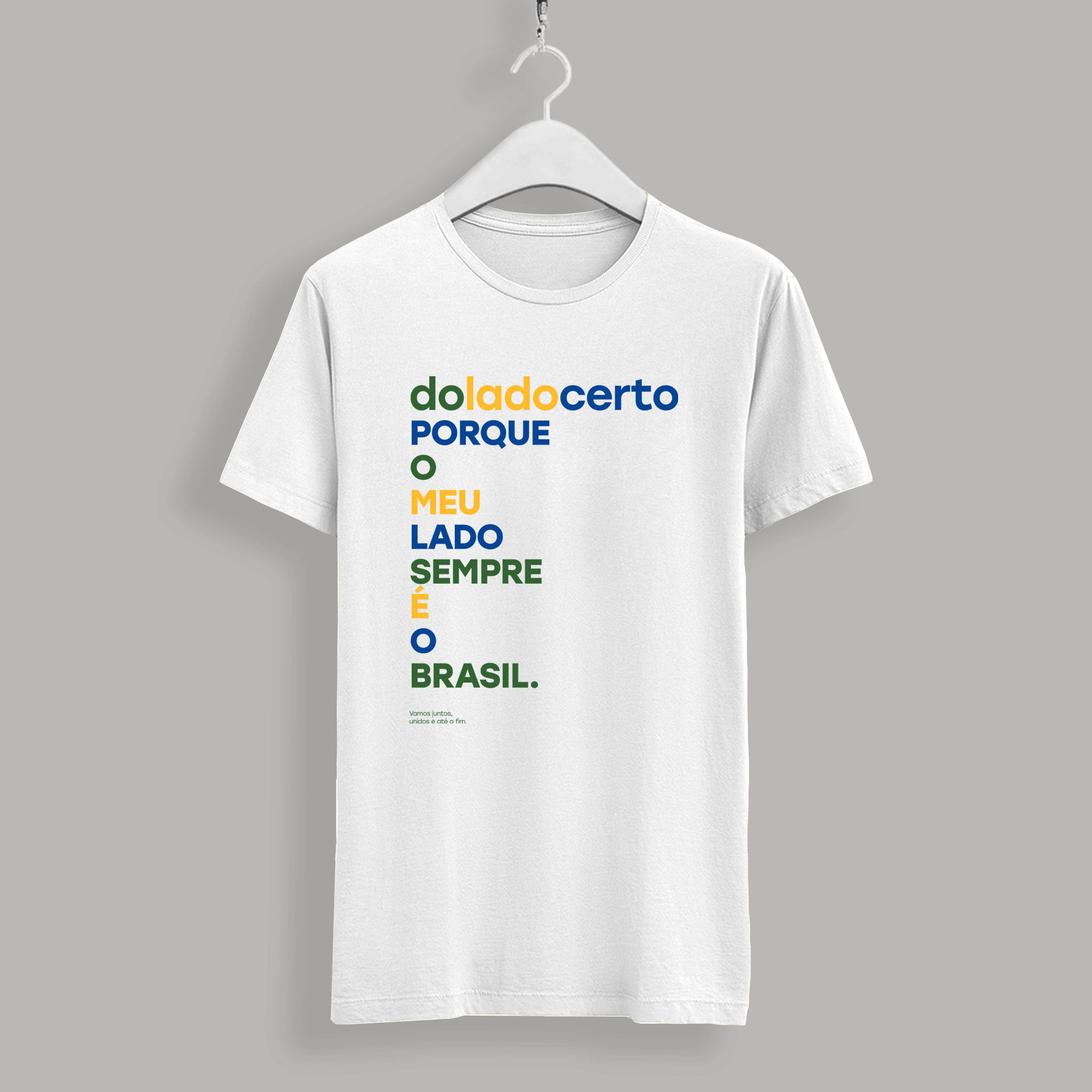 Nome do produto  O meu lado sempre é o Brasil