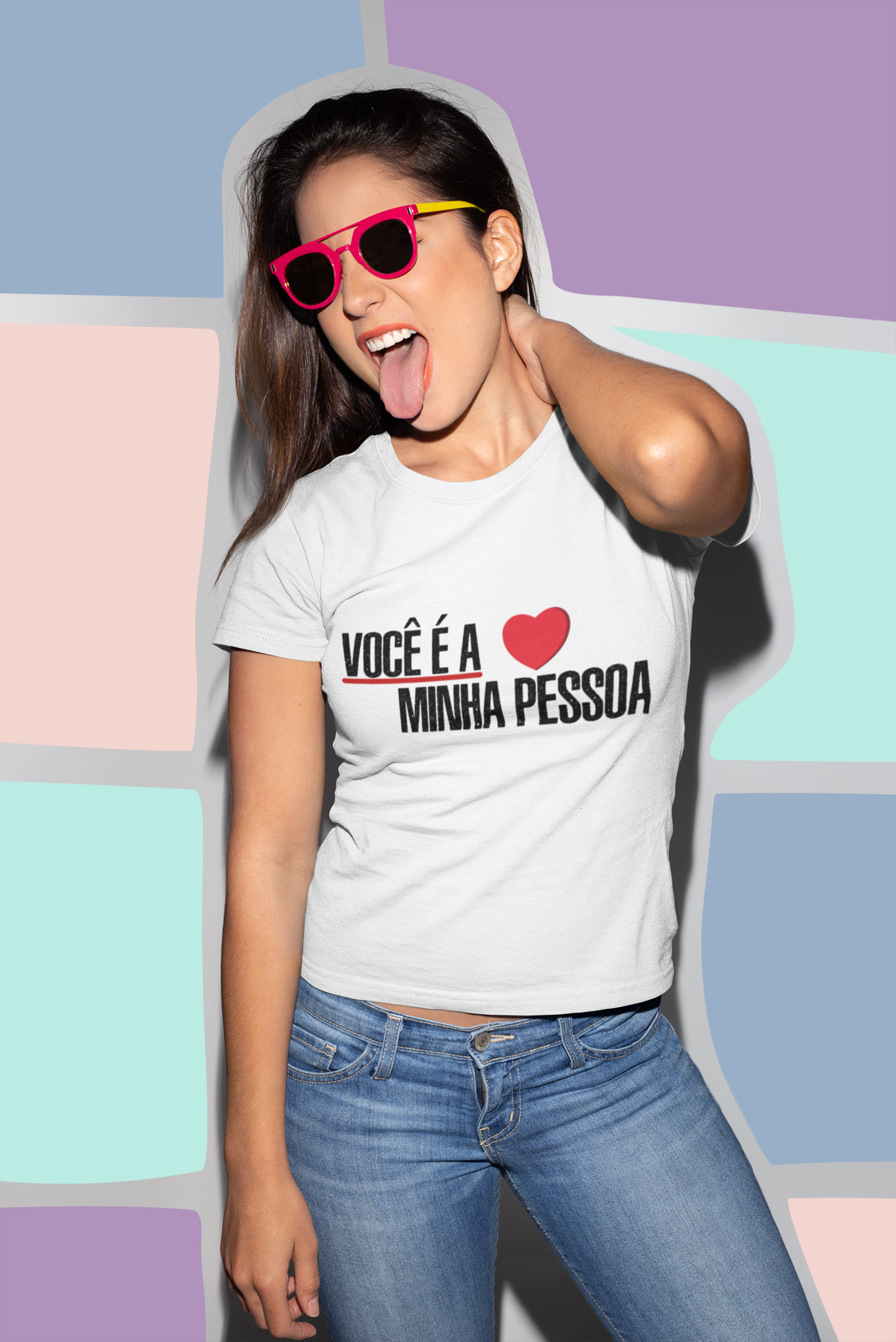 Camiseta Prime - Você é a minha pessoa - Cor Branca