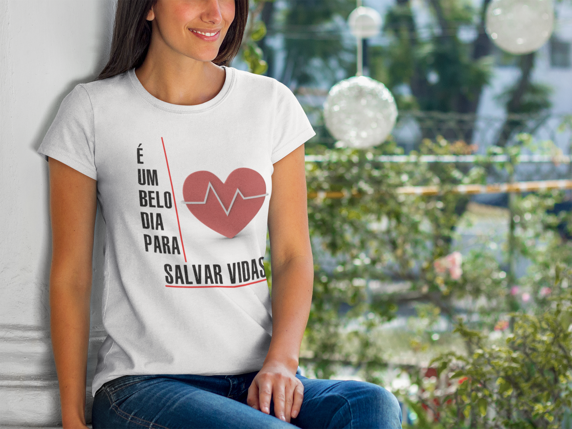 Baby Long Prime - É um belo dia para salvar vidas - Cor Branca