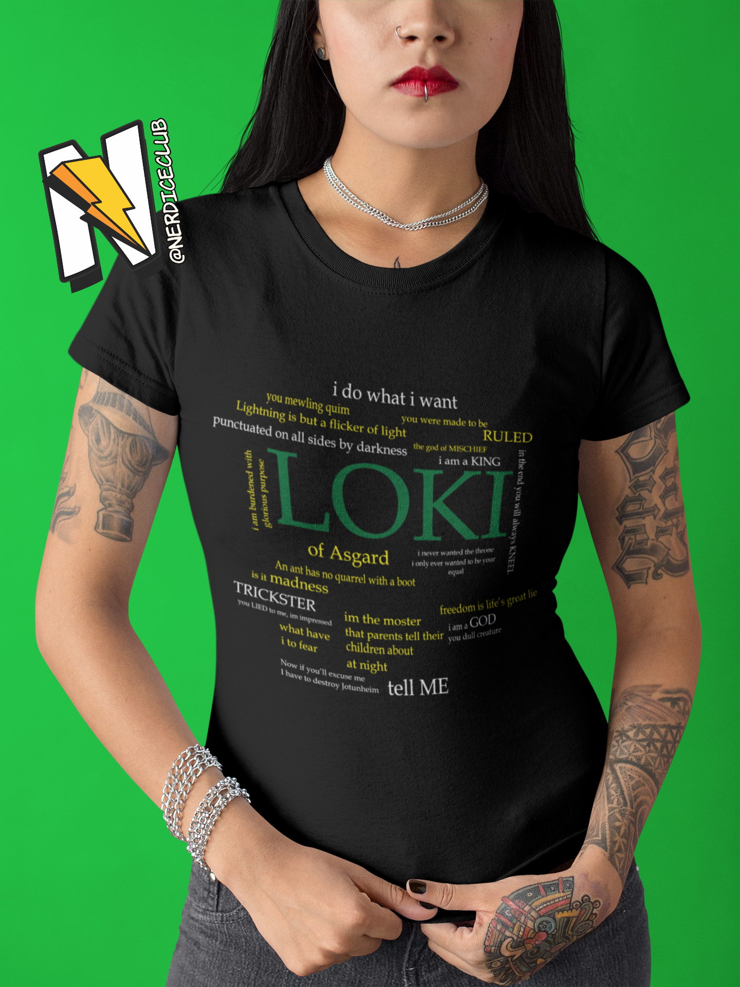 Nome do produto  Camiseta Loki frases