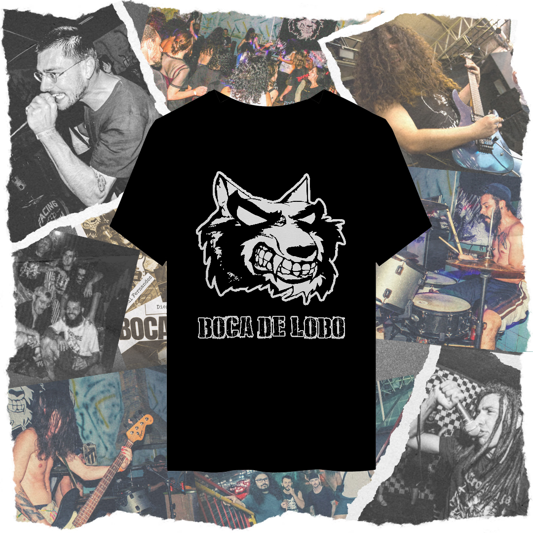 Nome do produto  CAMISETA - BOCA DE LOBO