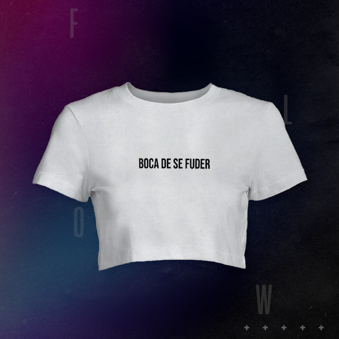 Nome do produto  CROPPED FLOW | BOCA DE SE FUDER