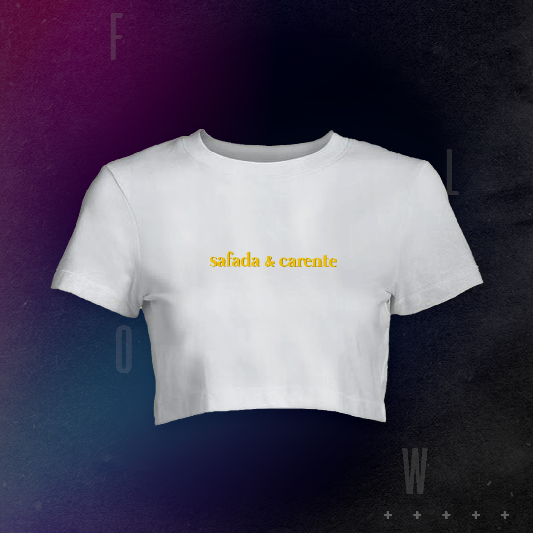 Nome do produto  CROPPED FLOW | SAFADA&CARENTE
