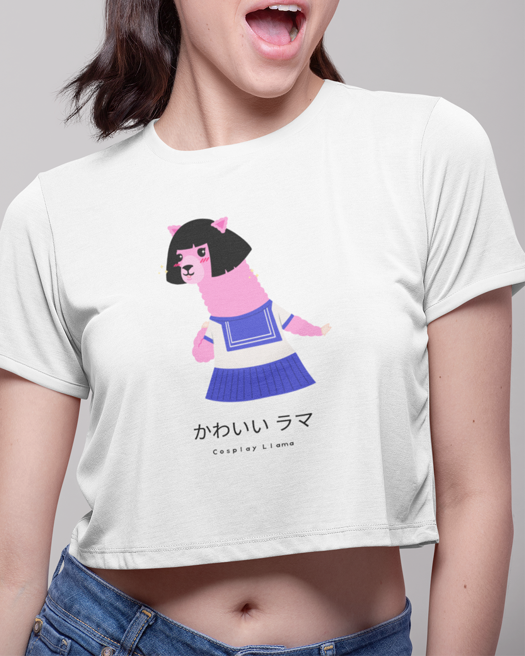 Nome do produto  Cropped Cosplay Lhama