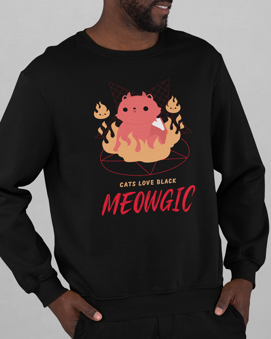 Nome do produto  Moletom Meowgic