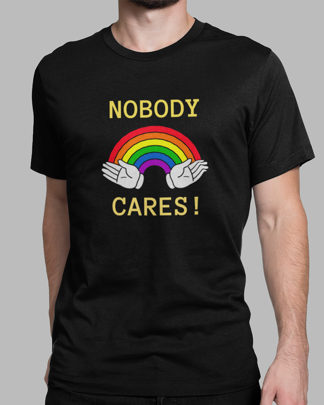Nome do produto  Camiseta No Body Cares!