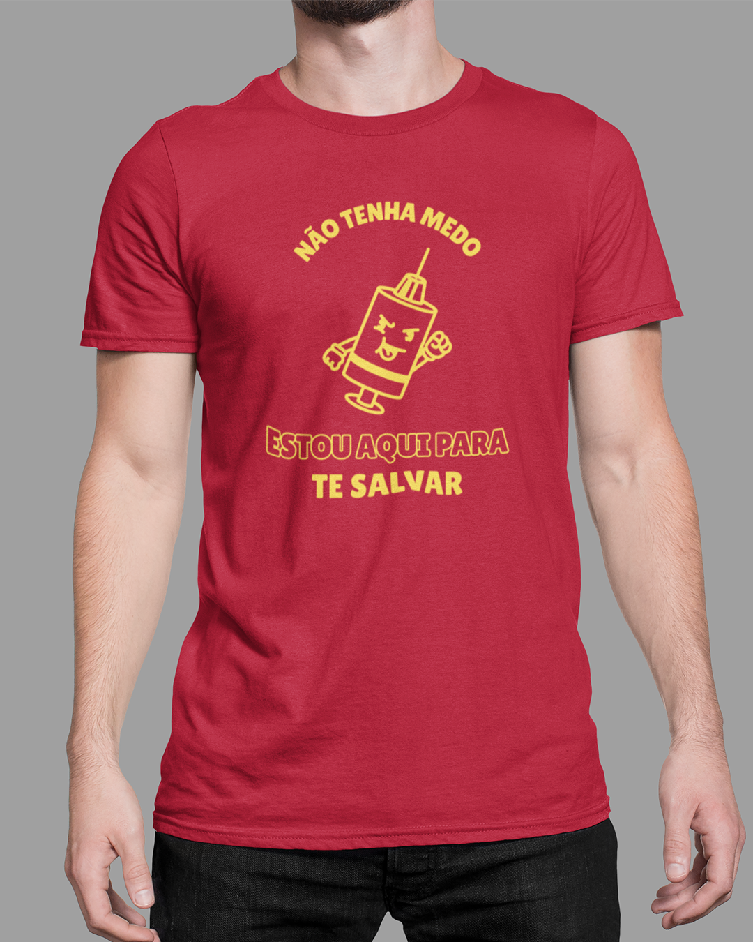 Nome do produto  Camiseta Não Tenha Medo