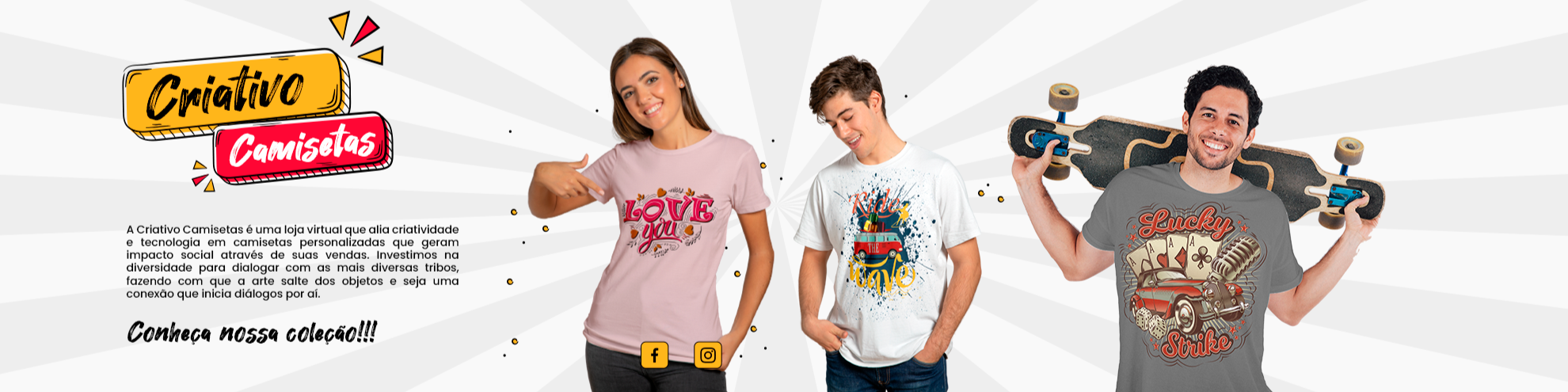 Nome da loja  Criativo Camisetas