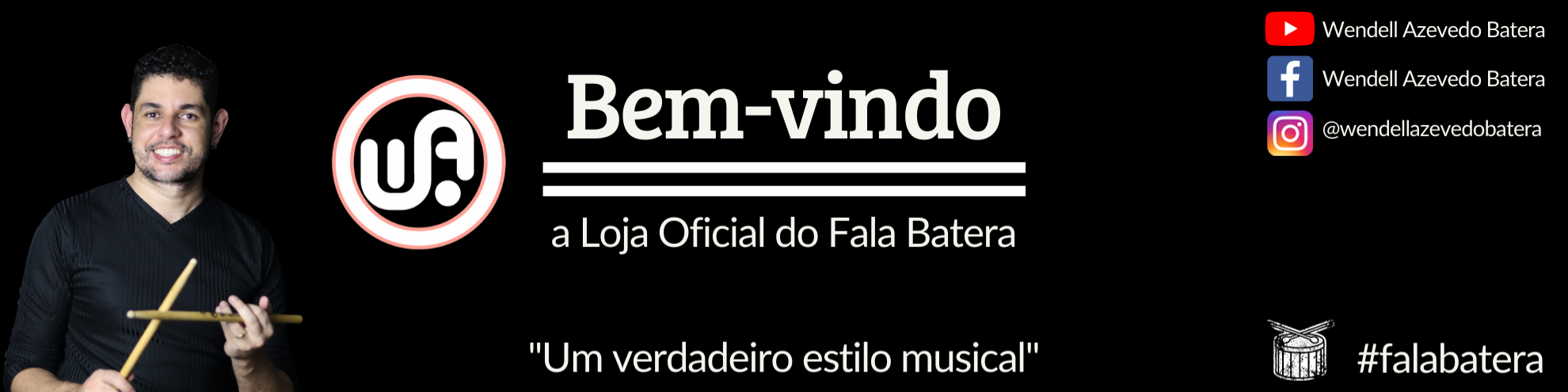 Nome da loja  Loja Oficial do Programa Fala Batera