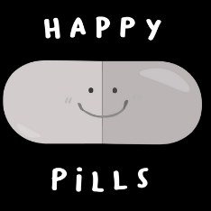 Happy Pills - Camisetas e produtos personalizados