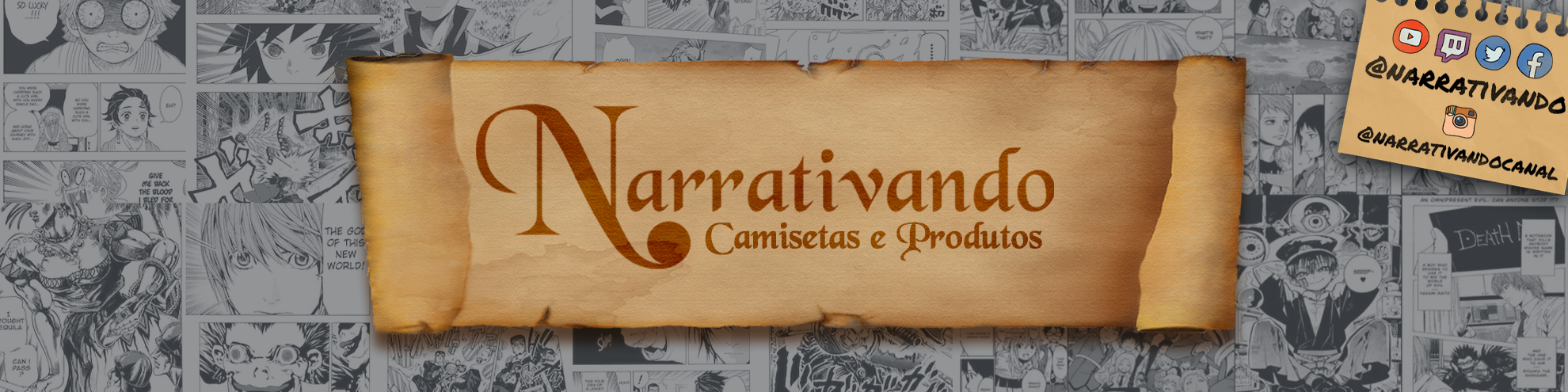 Nome da loja  Narrativando