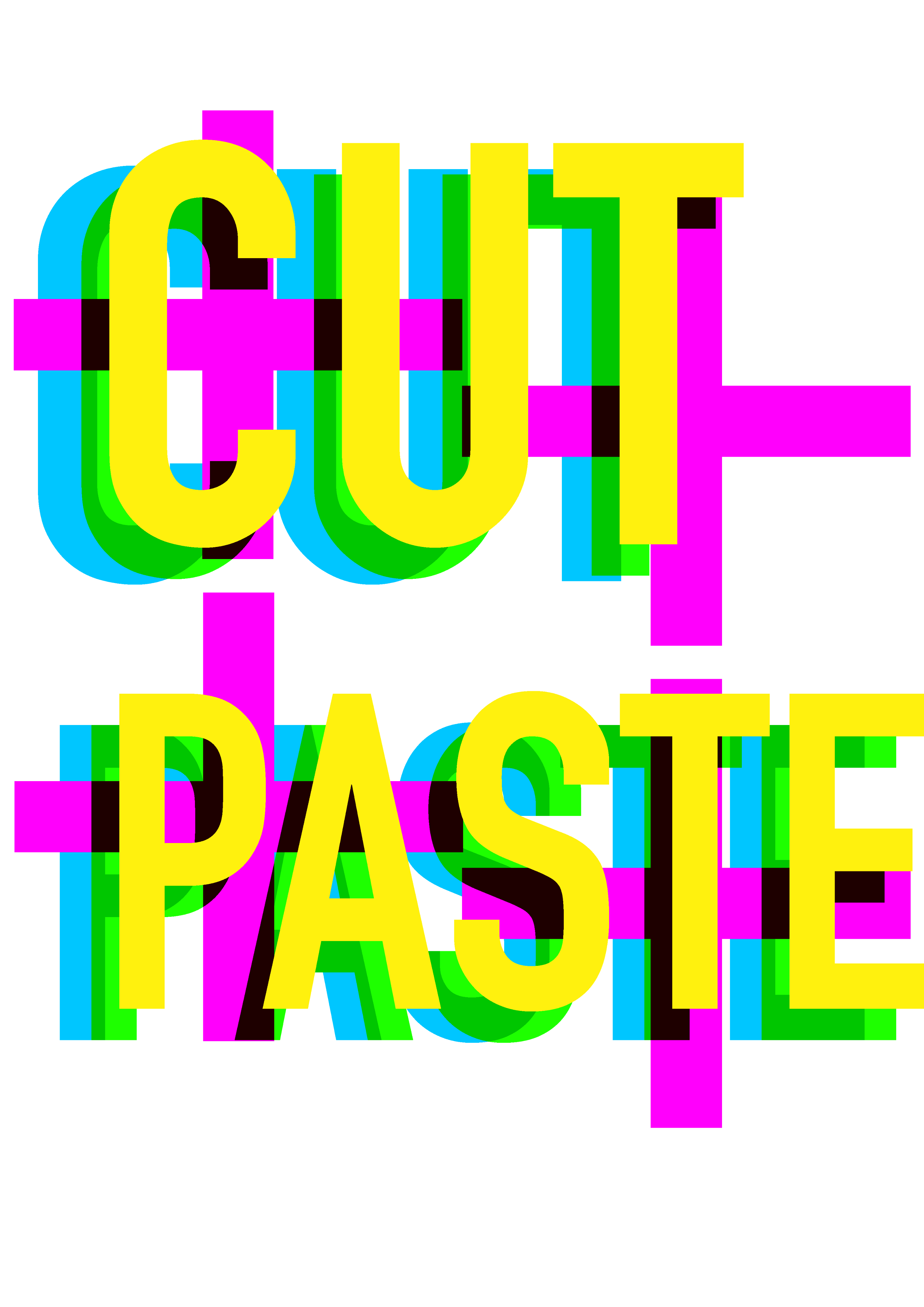 CUT PASTE  - Camisetas e produtos personalizados