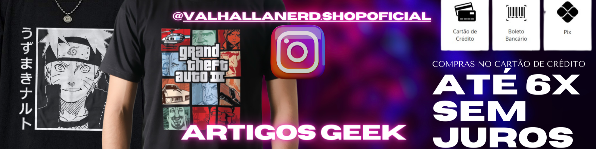 Nome da loja  Valhalla Nerd