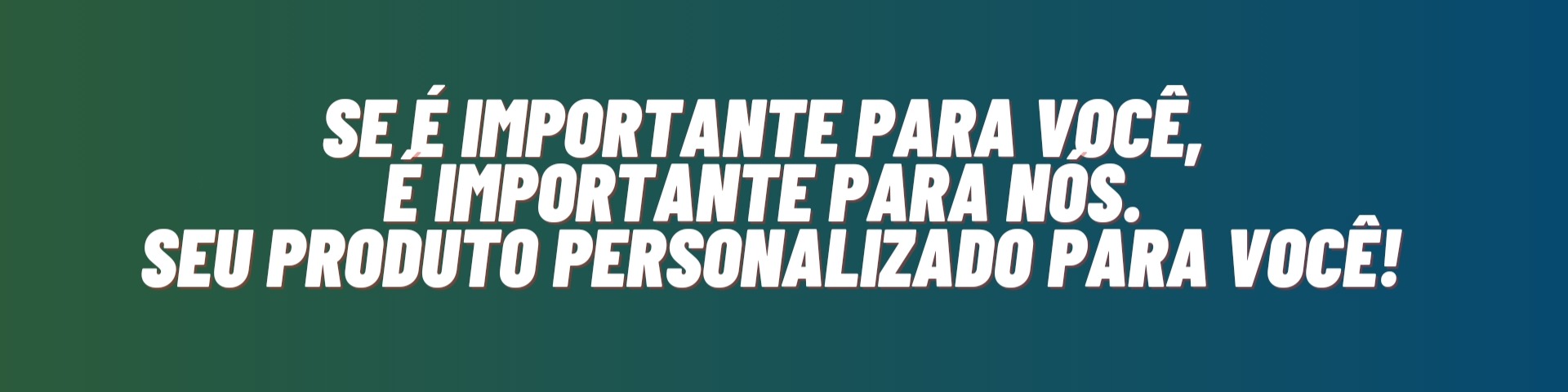 Nome da loja  PERSONALIZE