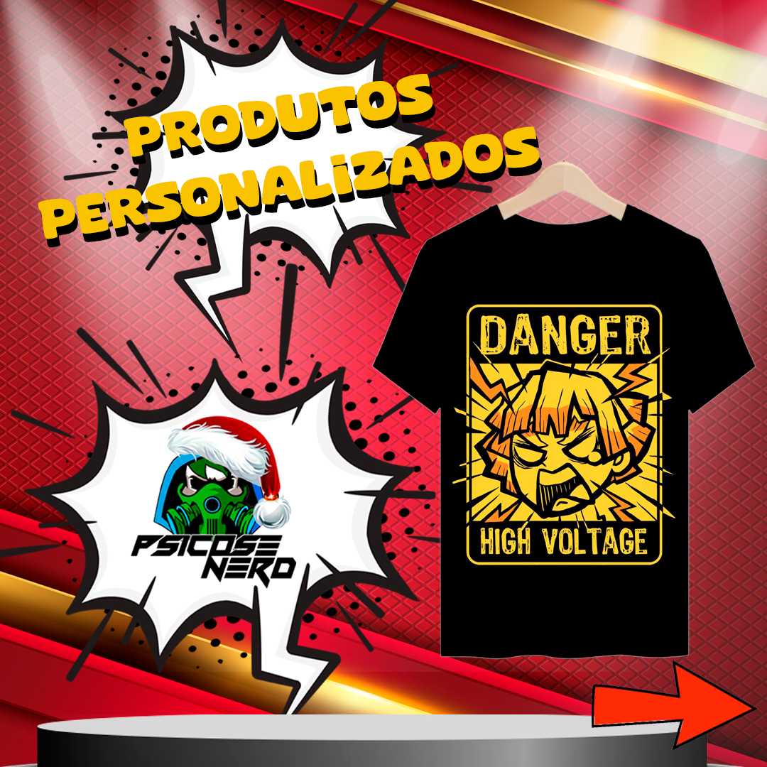 CAMISETA DANGER HIGH VOLTAGE