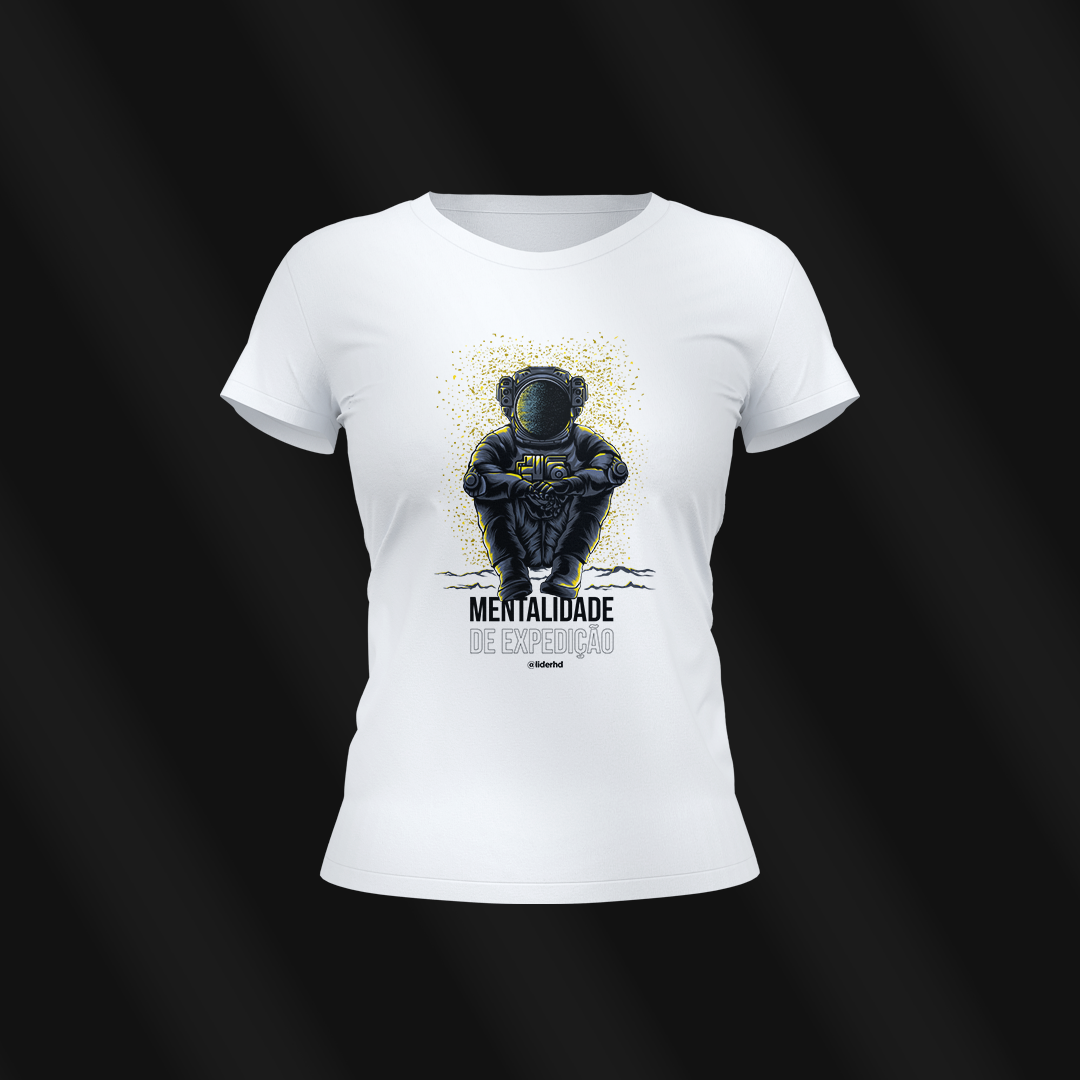 Nome do produto  Baby Look branca - Mentalidade de expedição