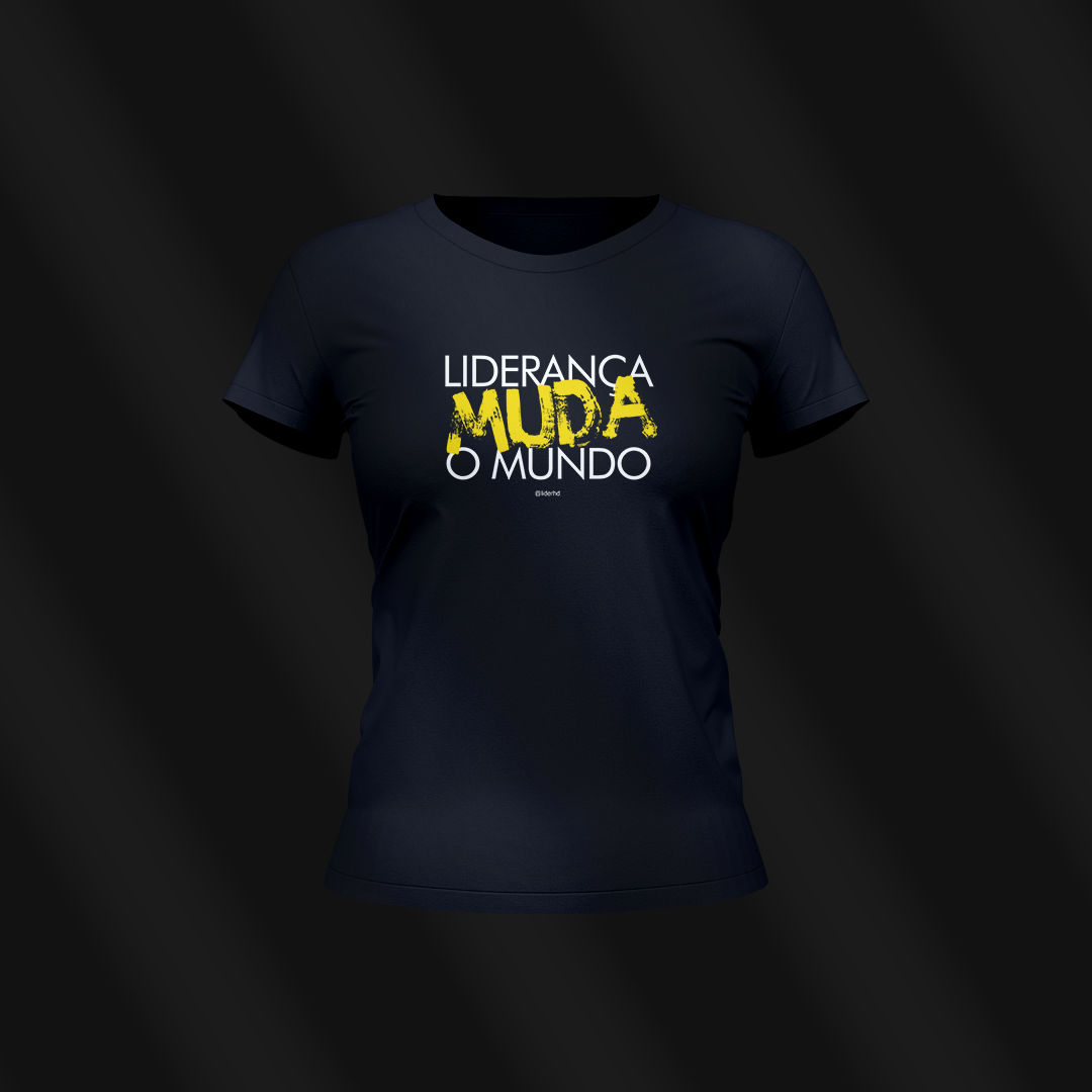 Nome do produto  Baby Look - Liderança muda o mundo