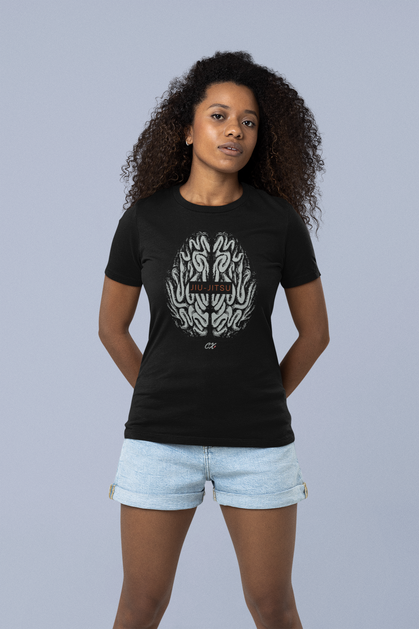 Camiseta Cérebro de Jiujiteiro - Feminina