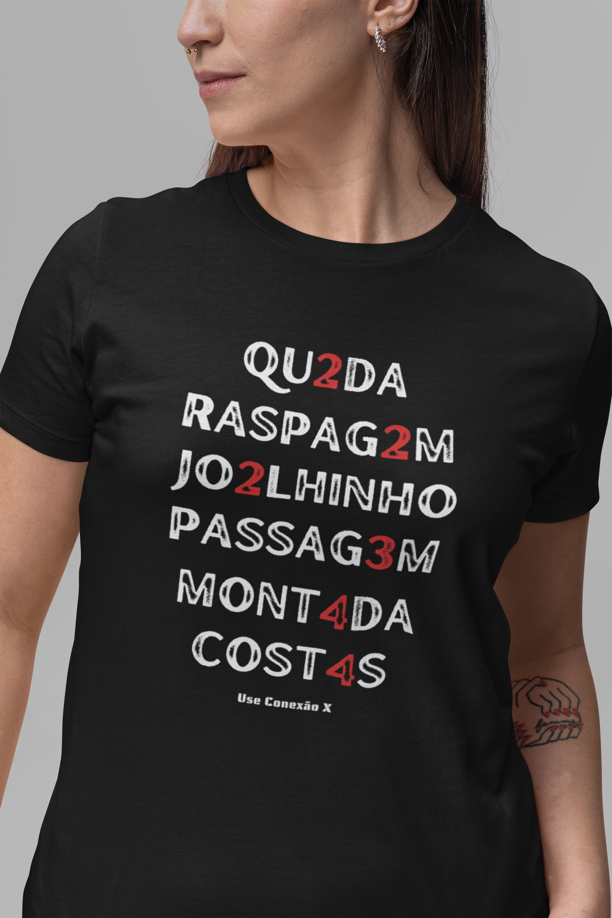 Camiseta Pontuação - Feminina 