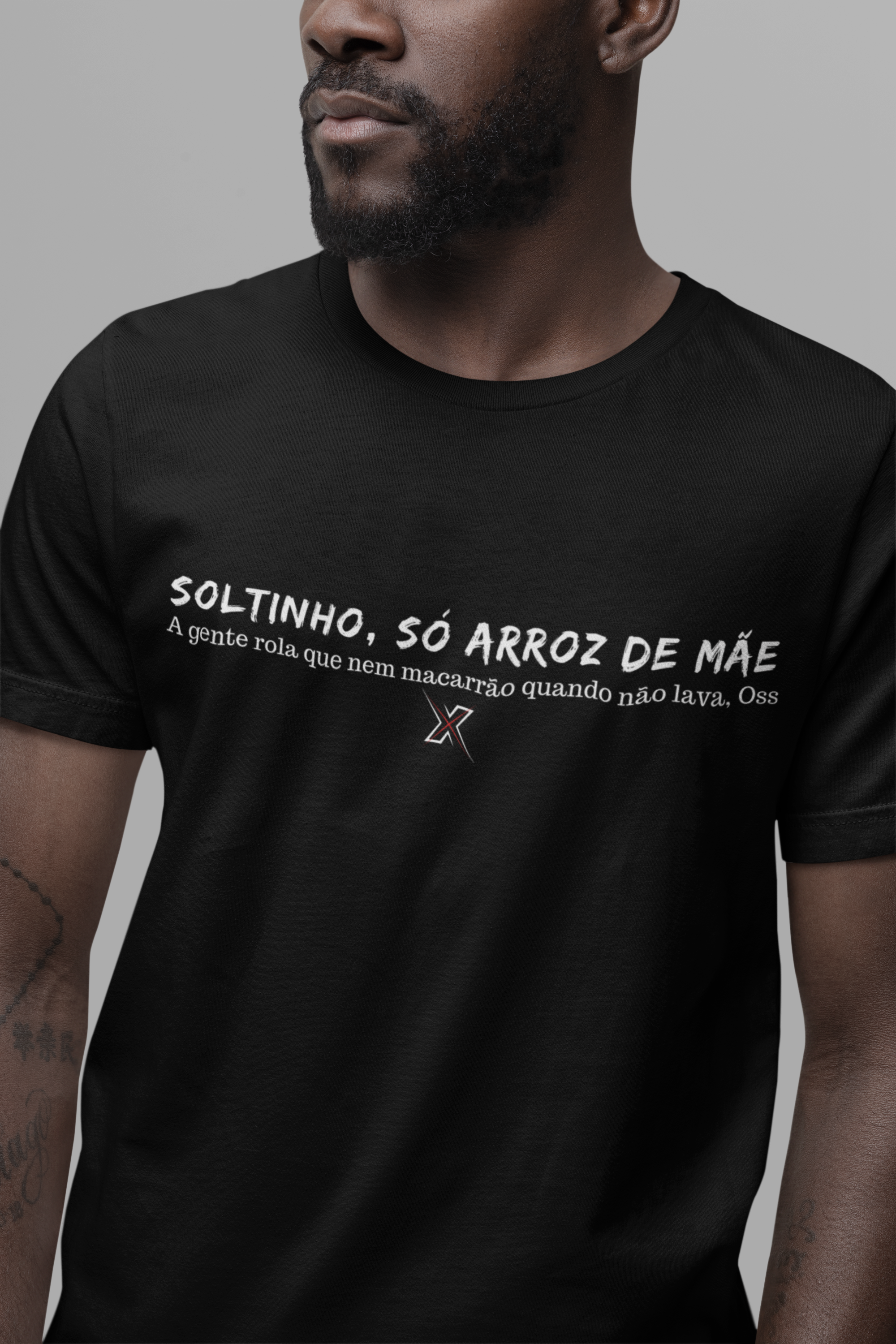 Camiseta soltinho só arroz de mãe