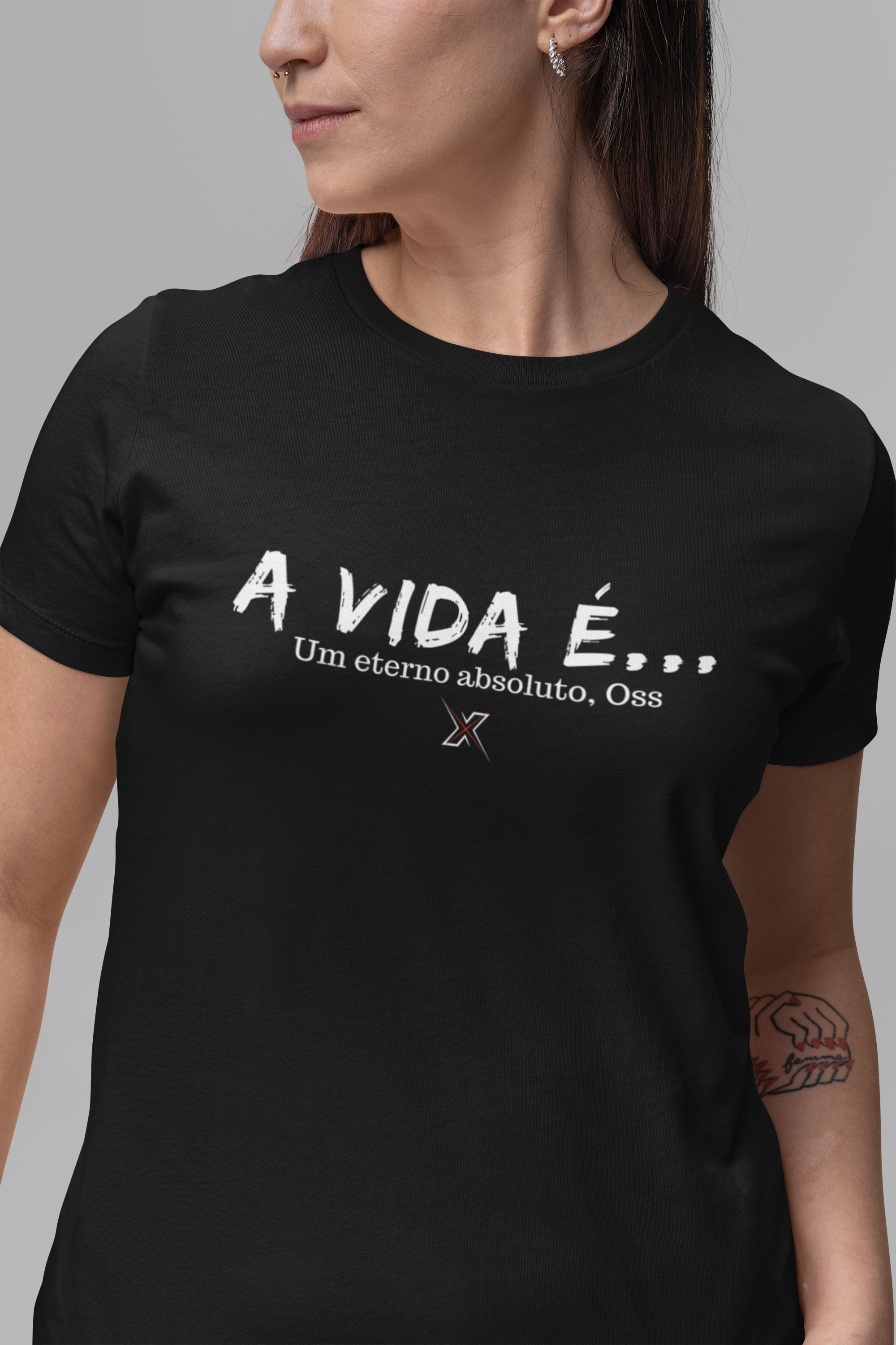 Camiseta A vida é... Feminina 