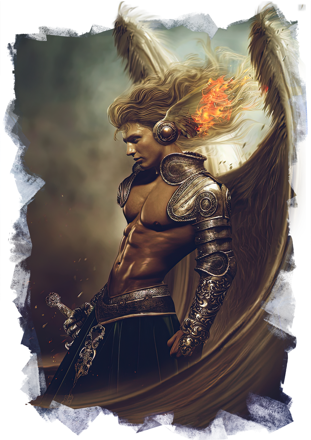 Nome do produto  Cam. Unissex - Anjo de Batalha