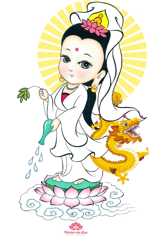 Nome do produto  Camiseta Infantil - Kuan Yin