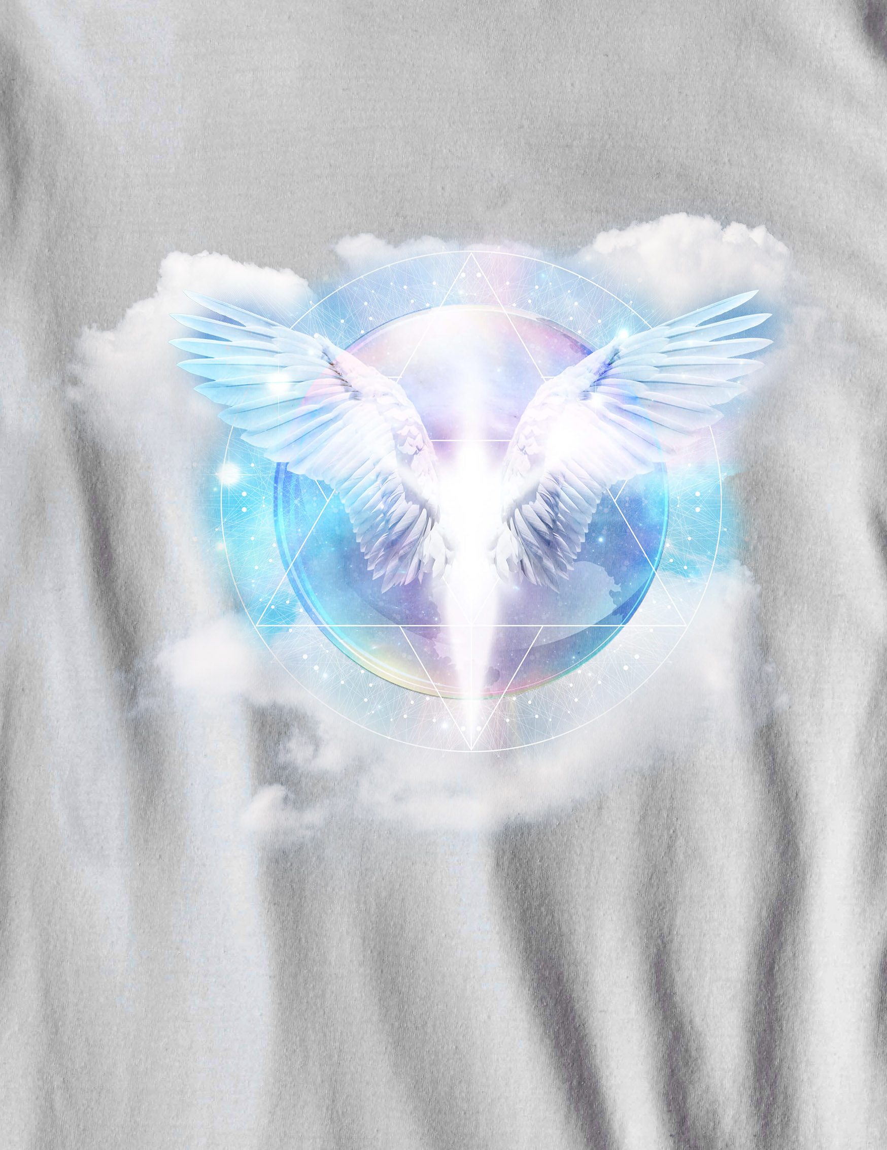 Nome do produto  Cam. Unissex - Mandala do Anjo