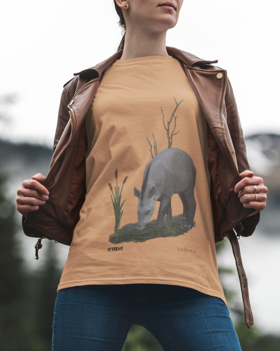 Camiseta Baby-Look Estonada Anta