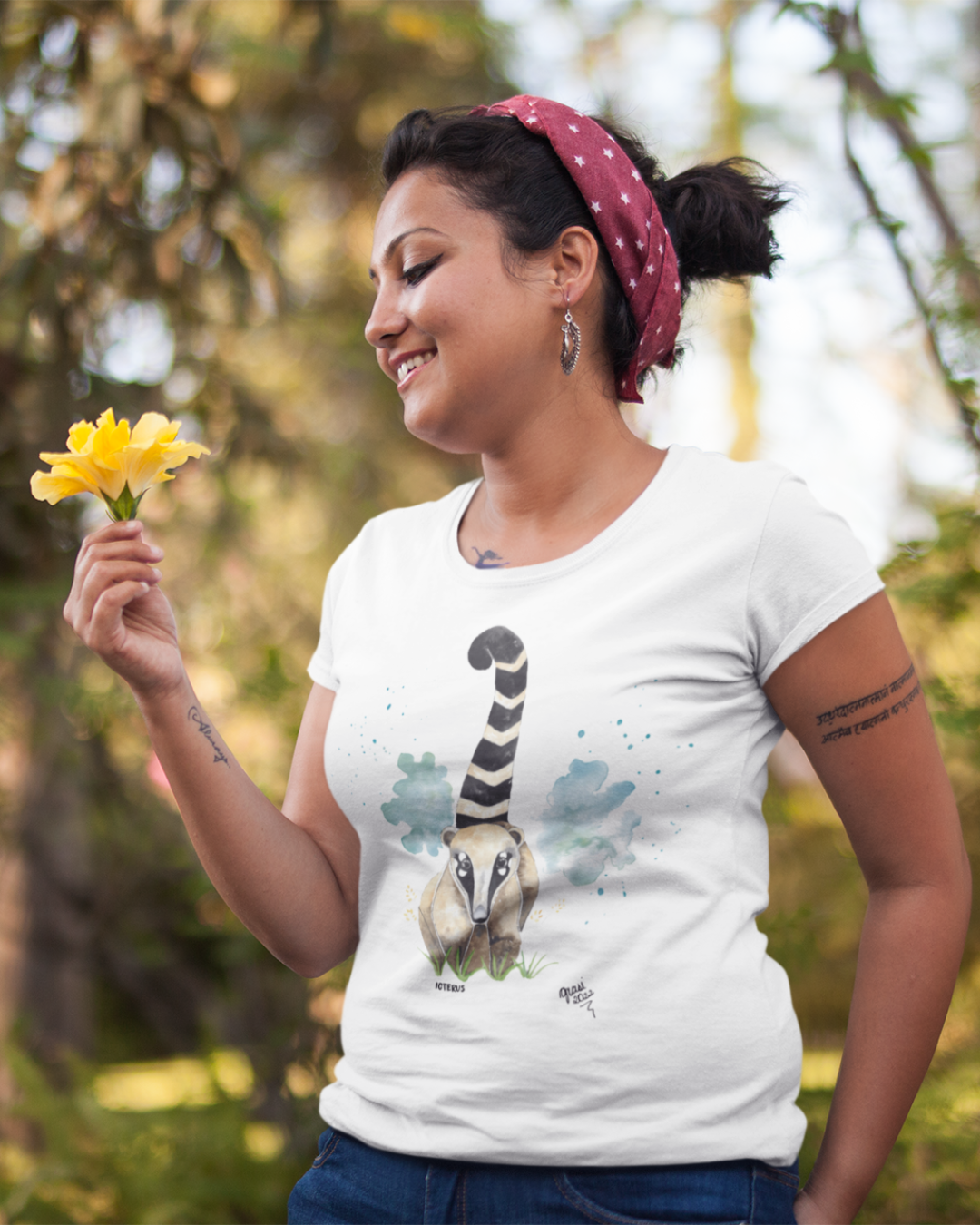 Camiseta Baby-look Quati