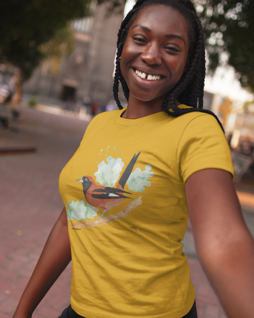 Camiseta Aquarela Baby-look João Pinto