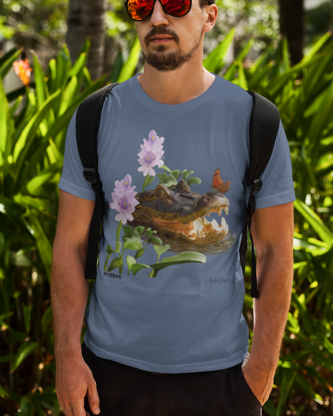 Camiseta Estonada Jacaré do Pantanal