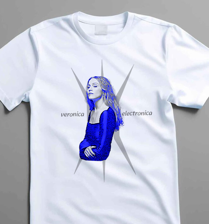 Camiseta Veronica Electronica (Símbolo) BRANCA